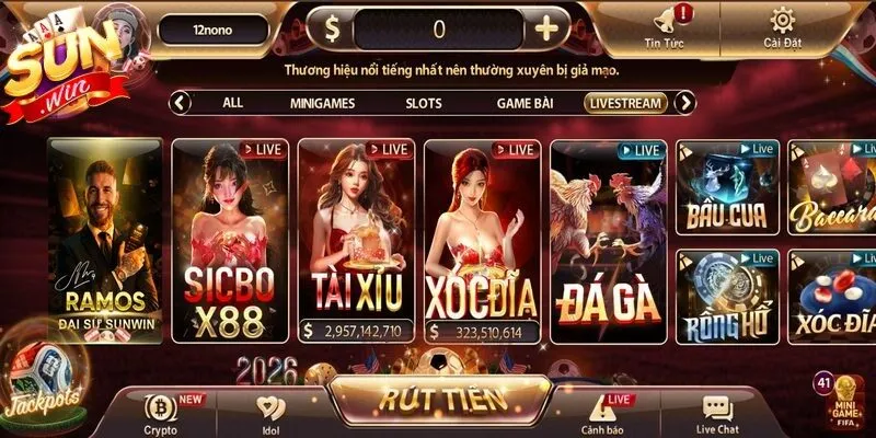 Casino Sunwin & bắn cá là sảnh game đổi thưởng đẳng cấp