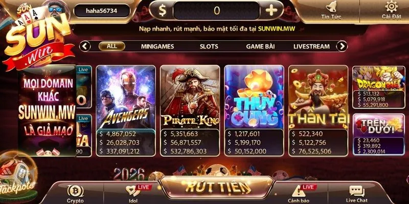 Sức hấp dẫn từ các gói ưu đãi tại cổng game Sunwin