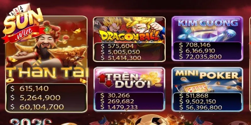 Những trò chơi mang lại trải nghiệm thú vị tại MiniGame Sunwin